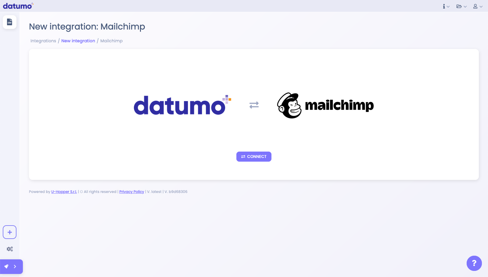 Mailchimp integration